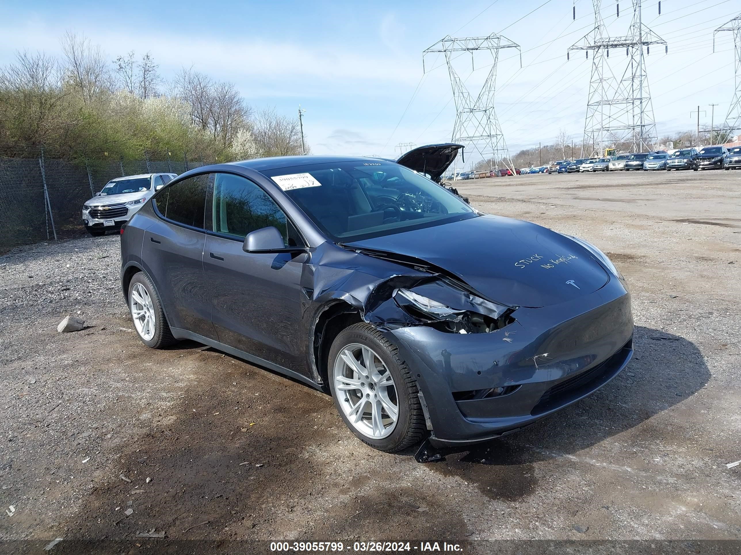 TESLA MODEL Y 2021 5yjygaee3mf187850