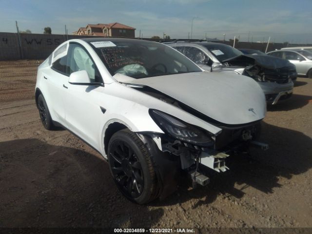 TESLA MODEL Y 2021 5yjygaee3mf203898