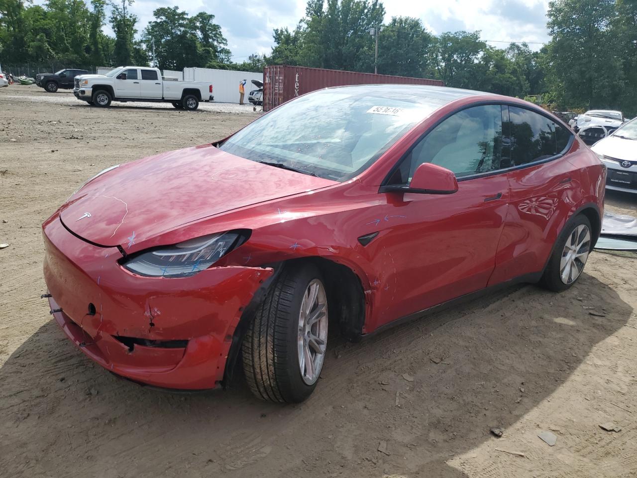 TESLA MODEL Y 2021 5yjygaee4mf145008