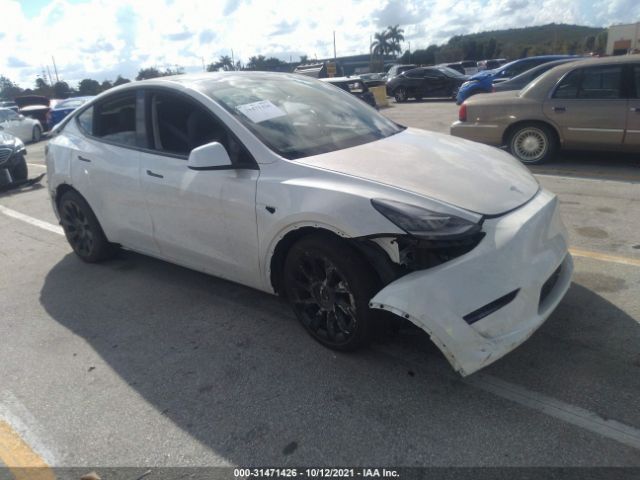 TESLA MODEL Y 2021 5yjygaee5mf255677