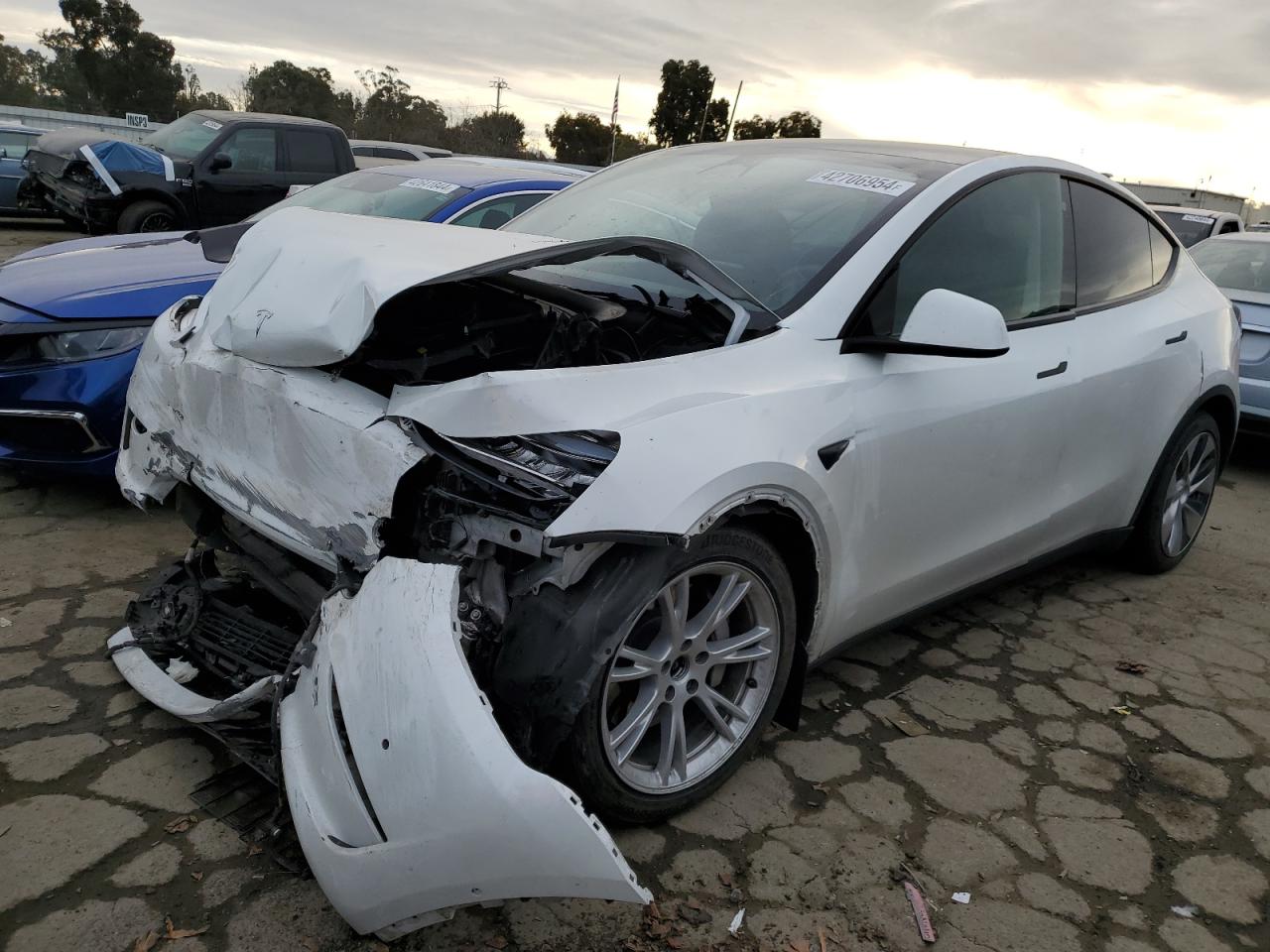 TESLA MODEL Y 2021 5yjygaee8mf160143