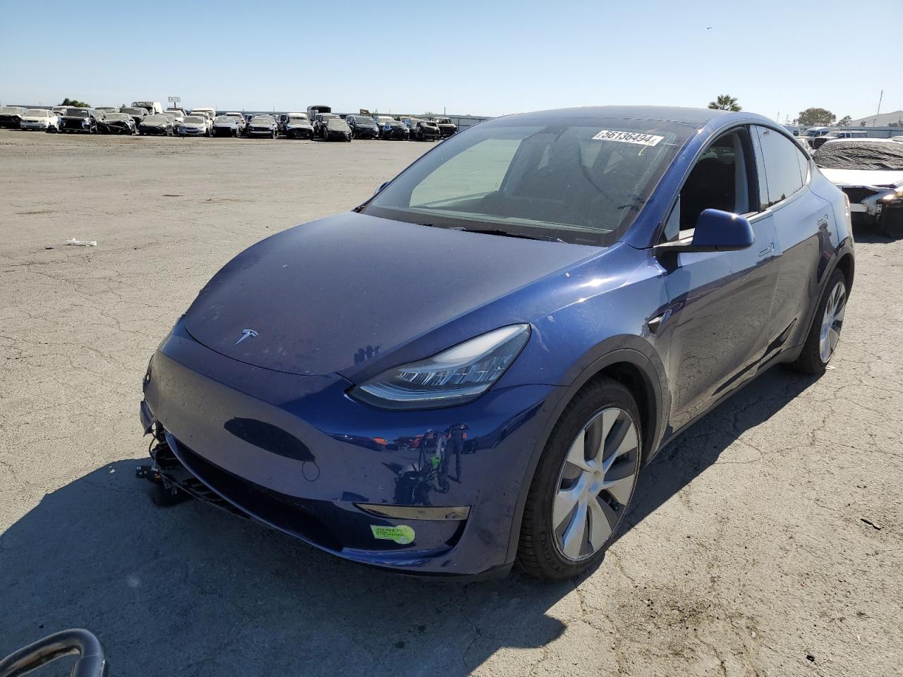 TESLA MODEL Y 2021 5yjygded4mf103916