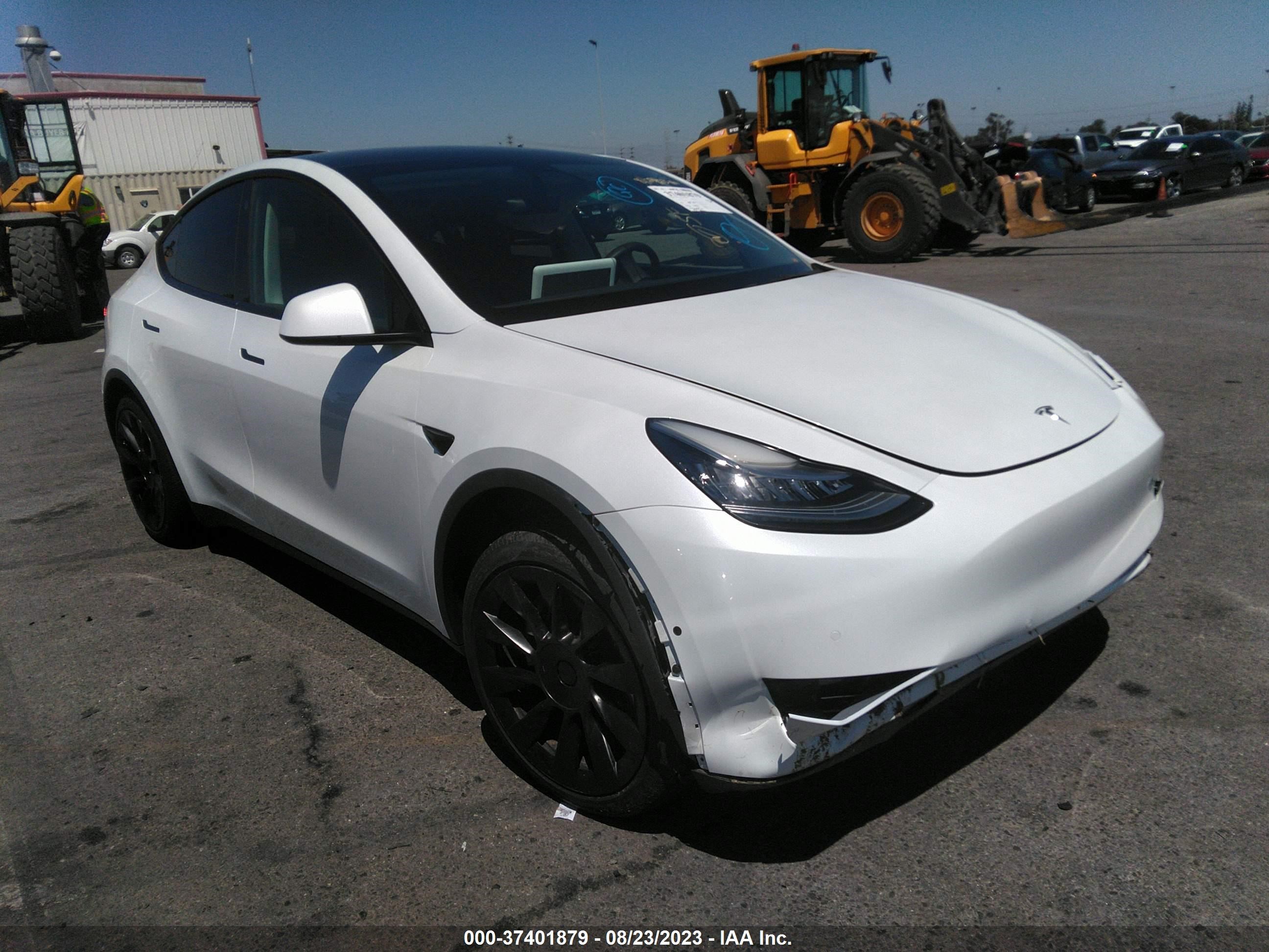 TESLA MODEL Y 2021 5yjygded8mf112988