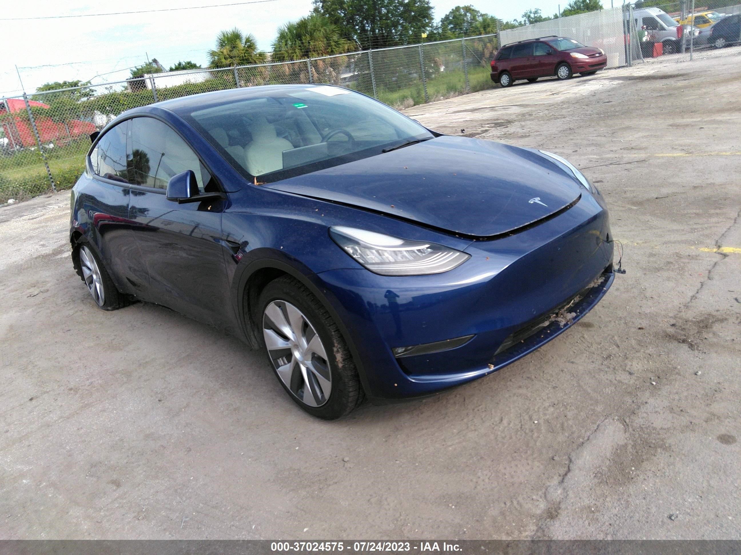 TESLA MODEL Y 2021 5yjygded9mf109128