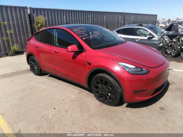 TESLA MODEL Y 2021 5yjygded9mf123076