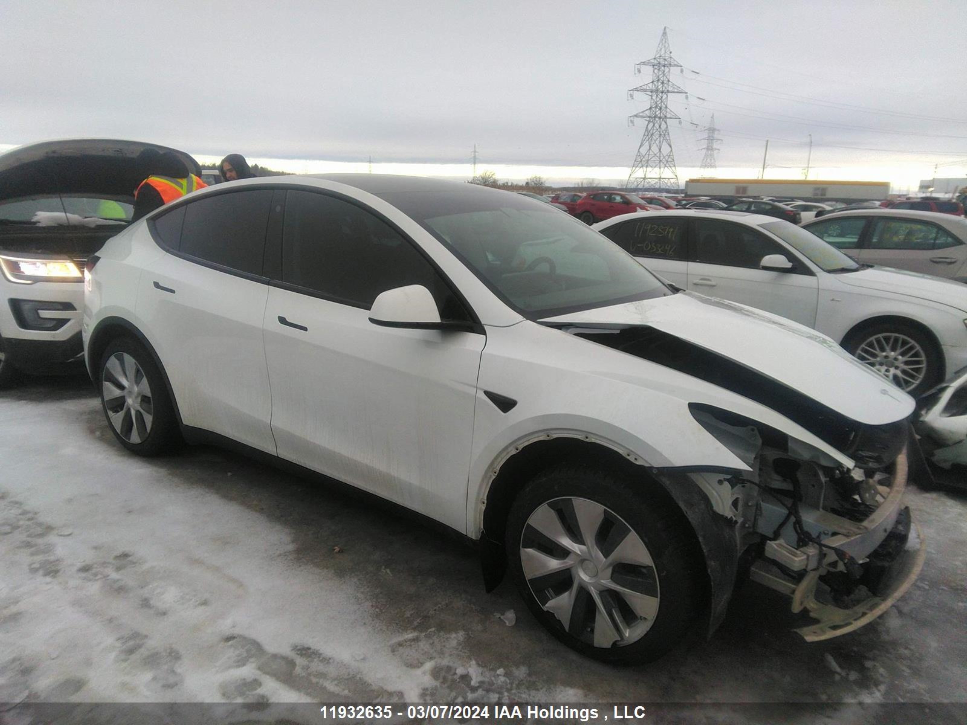 TESLA MODEL Y 2021 5yjygdedxmf107663