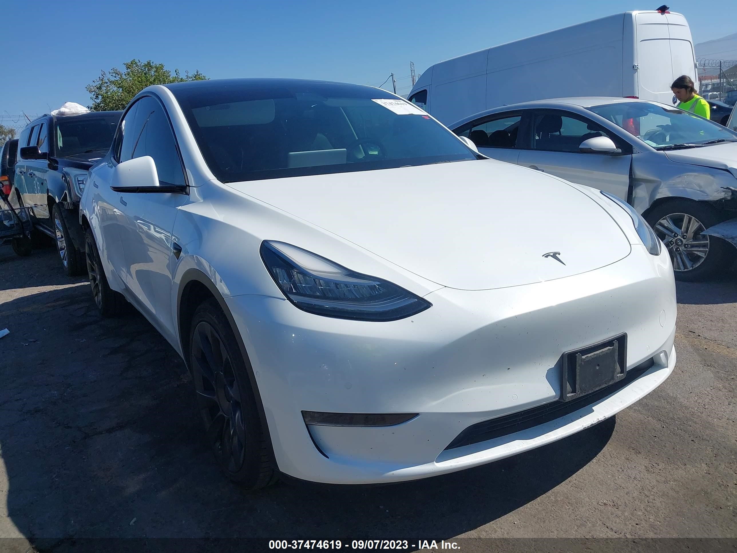 TESLA MODEL Y 2021 5yjygdee0mf079722