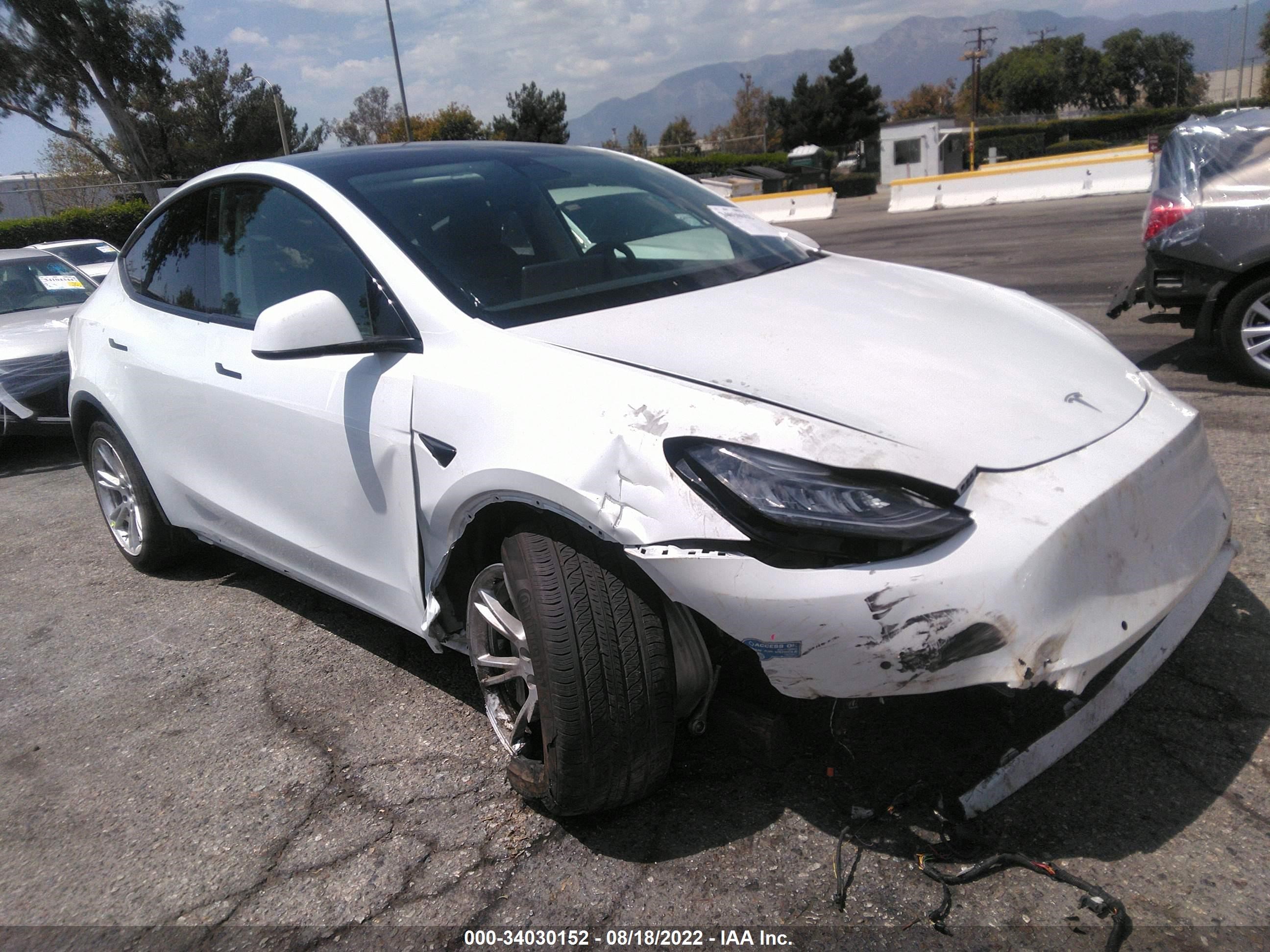 TESLA MODEL Y 2020 5yjygdee0mf082488