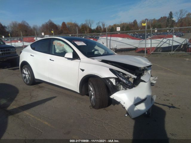 TESLA MODEL Y 2021 5yjygdee0mf191422