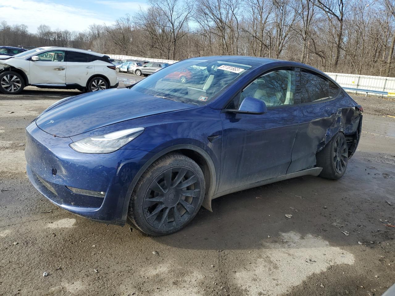 TESLA MODEL Y 2021 5yjygdee0mf242109