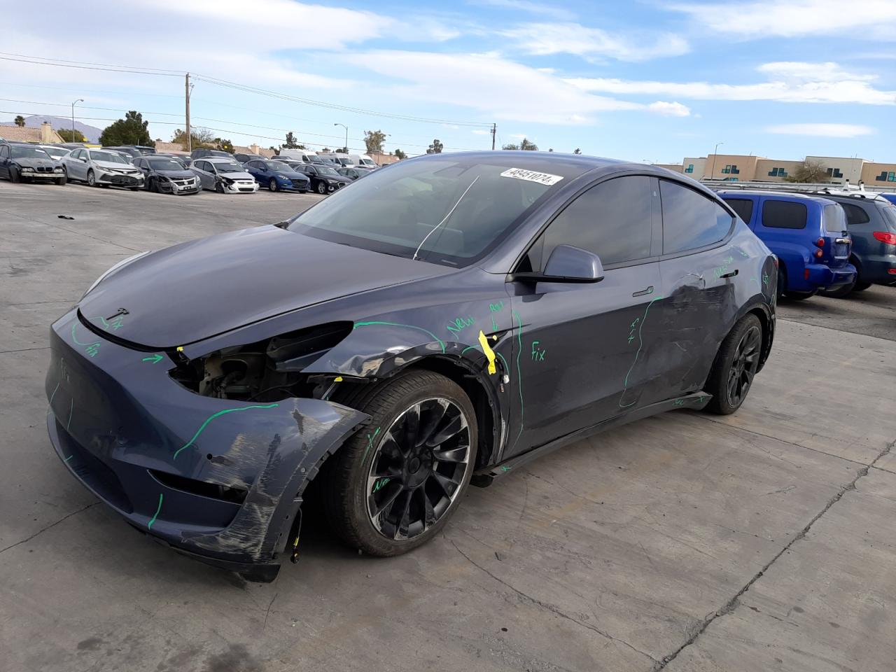 TESLA MODEL Y 2020 5yjygdee1lf010973