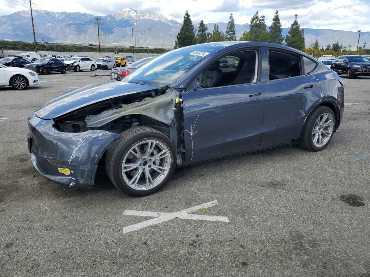 TESLA MODEL Y 2020 5yjygdee1lf050261