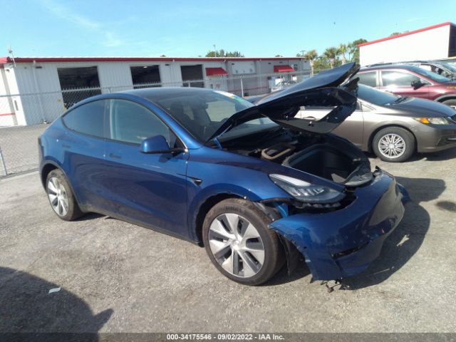 TESLA MODEL Y 2021 5yjygdee1mf099672