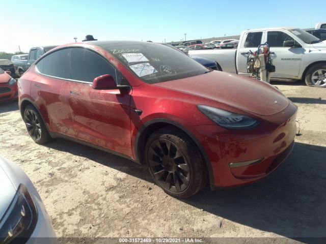 TESLA MODEL Y 2021 5yjygdee1mf144495