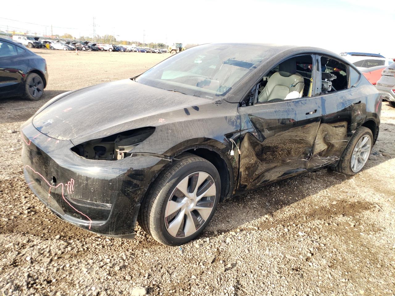 TESLA MODEL Y 2021 5yjygdee1mf265124