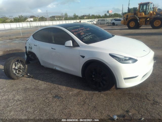 TESLA MODEL Y 2020 5yjygdee2lf011260