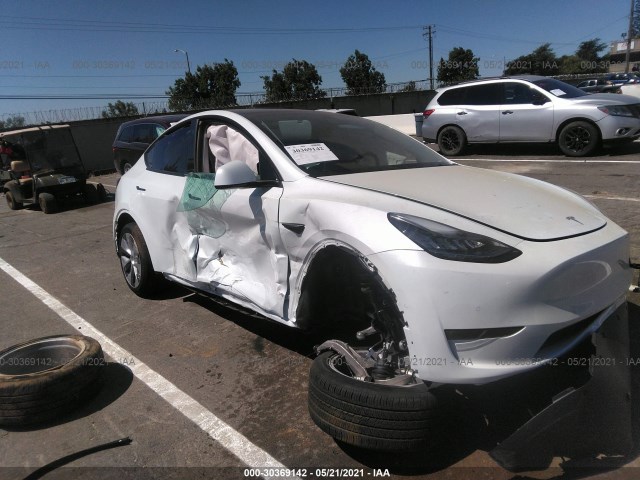 TESLA MODEL Y 2021 5yjygdee2mf150807