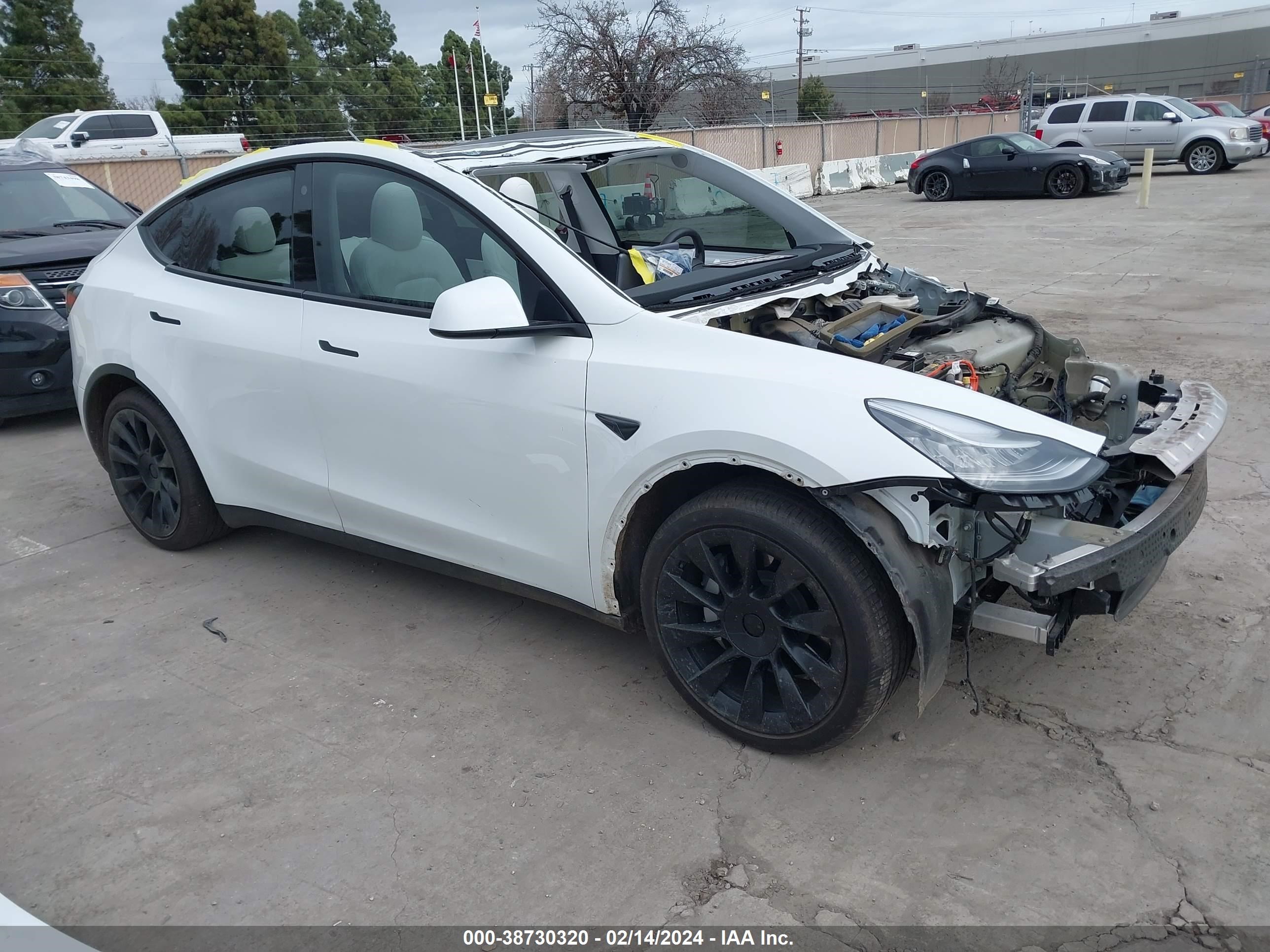 TESLA MODEL Y 2021 5yjygdee2mf151844