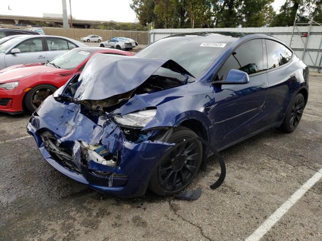 TESLA MODEL Y 2021 5yjygdee2mf202498