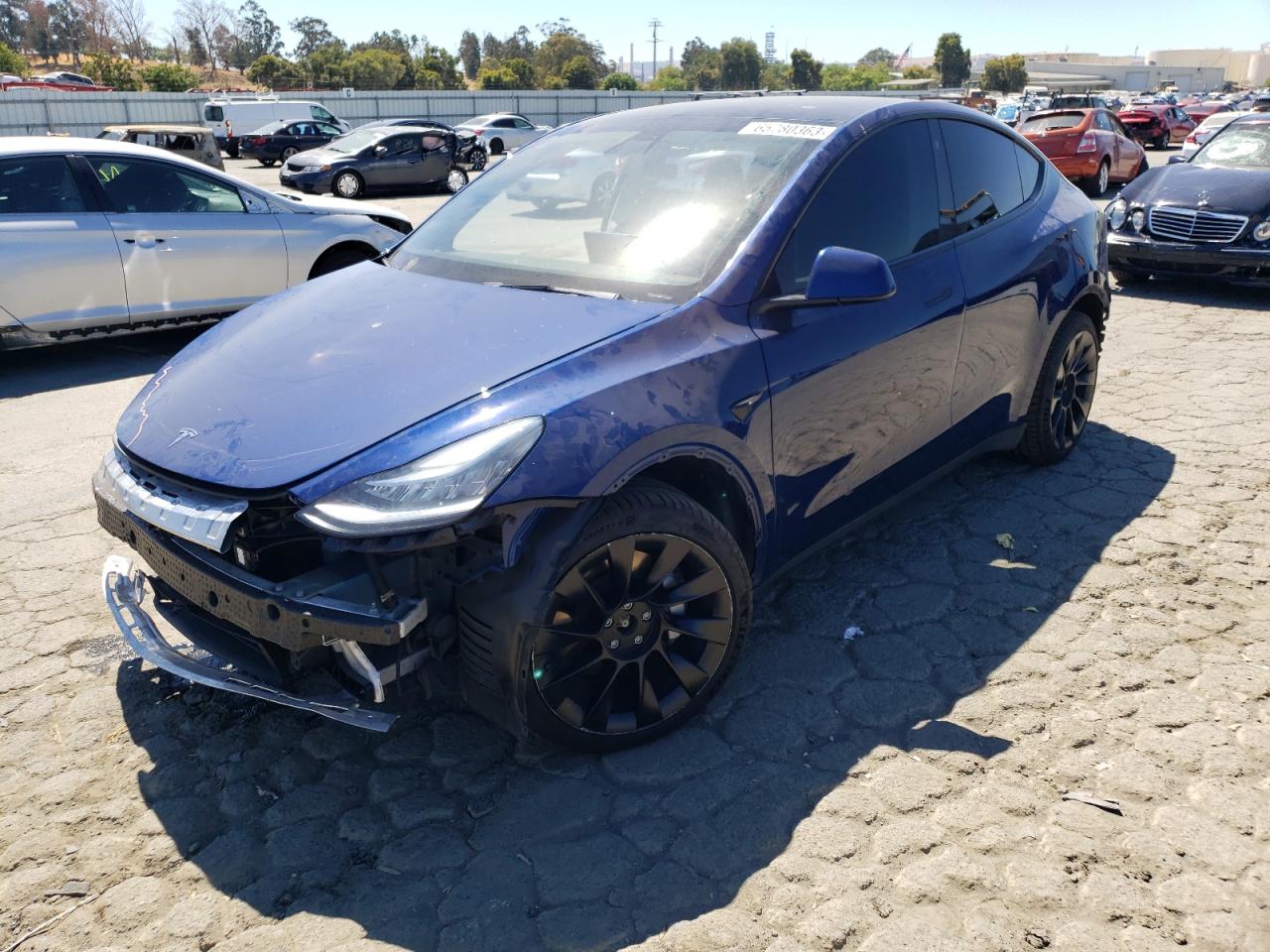 TESLA MODEL Y 2021 5yjygdee2mf222685