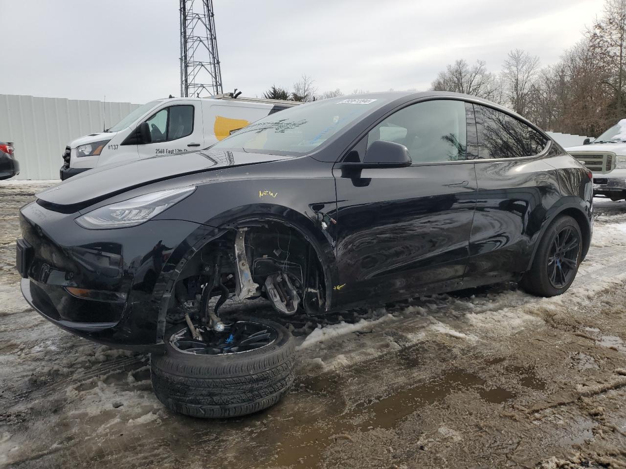 TESLA MODEL Y 2020 5yjygdee3lf031419