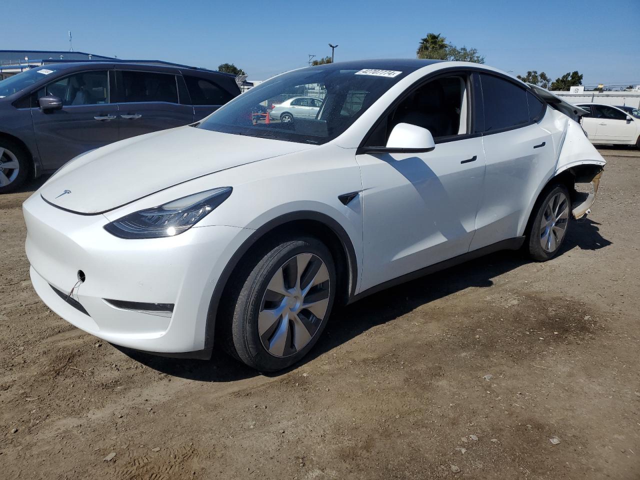 TESLA MODEL Y 2020 5yjygdee3lf054604