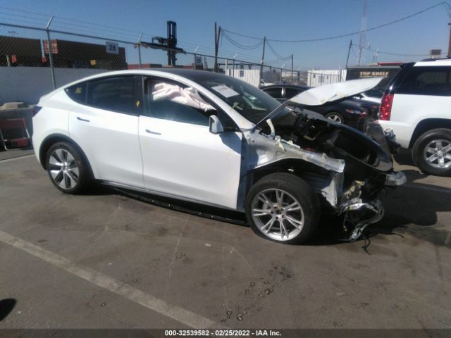 TESLA MODEL Y 2021 5yjygdee3mf145793