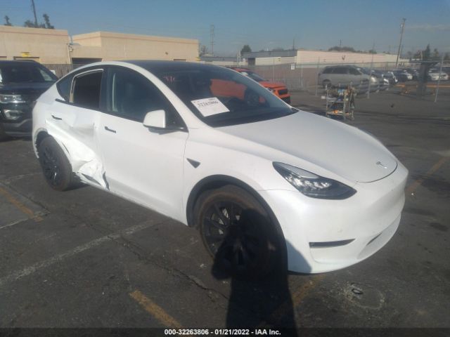 TESLA MODEL Y 2021 5yjygdee3mf153182