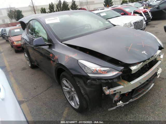 TESLA MODEL Y 2021 5yjygdee3mf182116