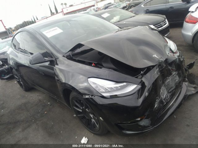 TESLA MODEL Y 2021 5yjygdee3mf207256