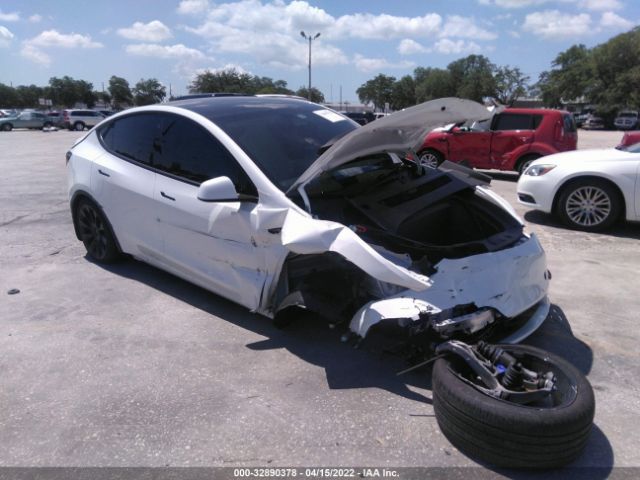 TESLA MODEL Y 2021 5yjygdee3mf244758