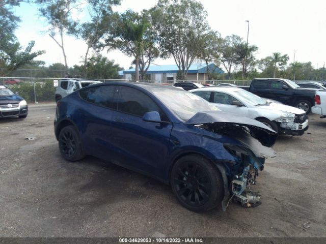 TESLA MODEL Y 2021 5yjygdee3mf287299