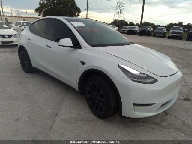 TESLA MODEL Y 2020 5yjygdee4lf040310