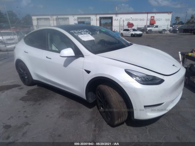 TESLA MODEL Y 2021 5yjygdee4mf088777