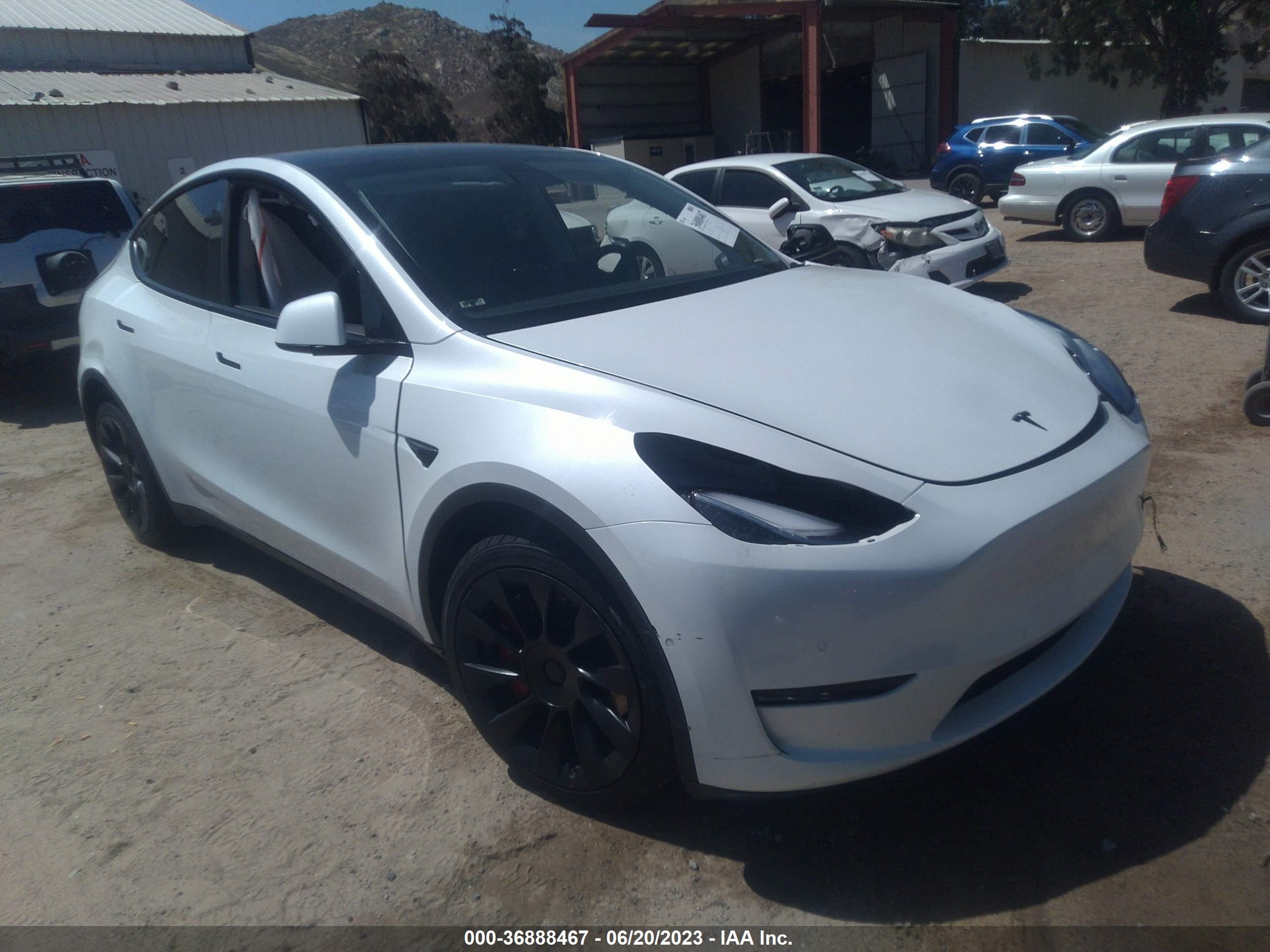 TESLA MODEL Y 2021 5yjygdee4mf161677