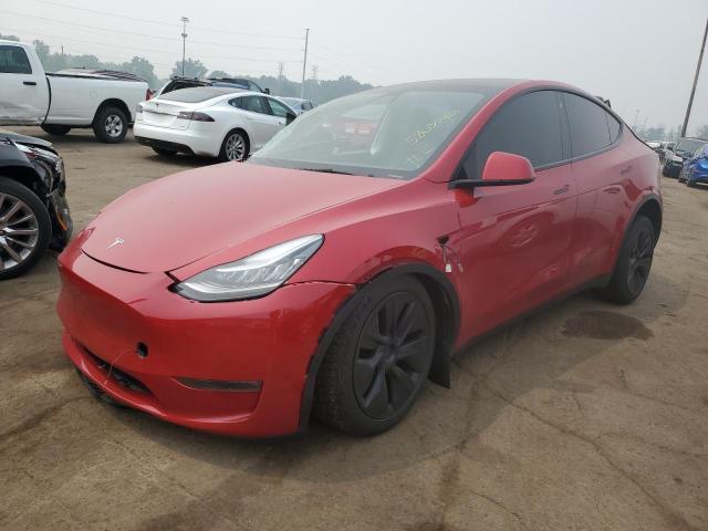 TESLA MODEL Y 2021 5yjygdee4mf180147