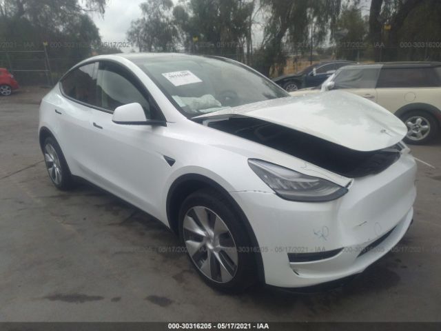 TESLA MODEL Y 2021 5yjygdee4mf180911