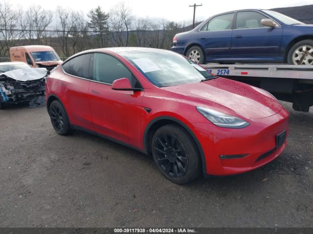 TESLA MODEL Y 2021 5yjygdee4mf258006