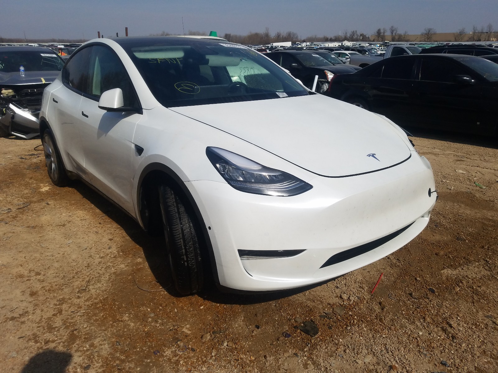 TESLA MODEL Y 2020 5yjygdee5lf039716