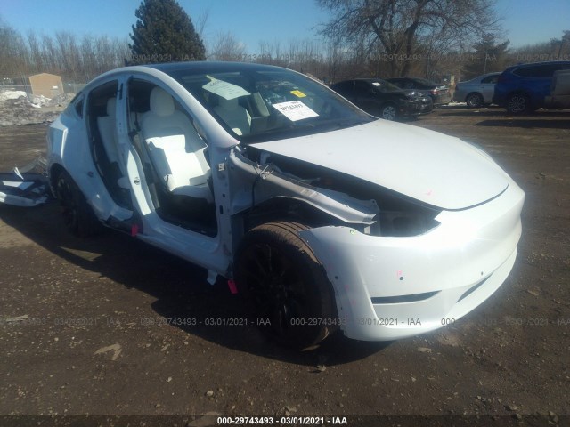 TESLA MODEL Y 2020 5yjygdee5lf049209