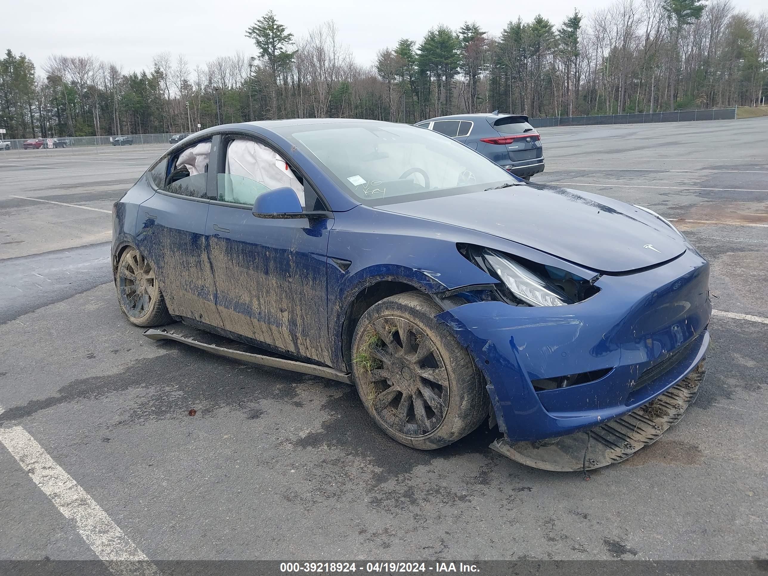 TESLA MODEL Y 2021 5yjygdee5mf198284