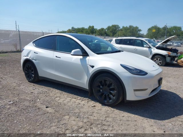 TESLA MODEL Y 2021 5yjygdee5mf209302