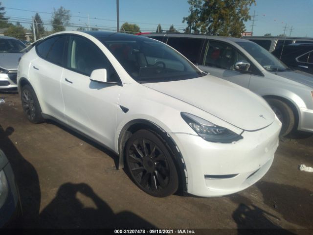 TESLA MODEL Y 2021 5yjygdee5mf209333