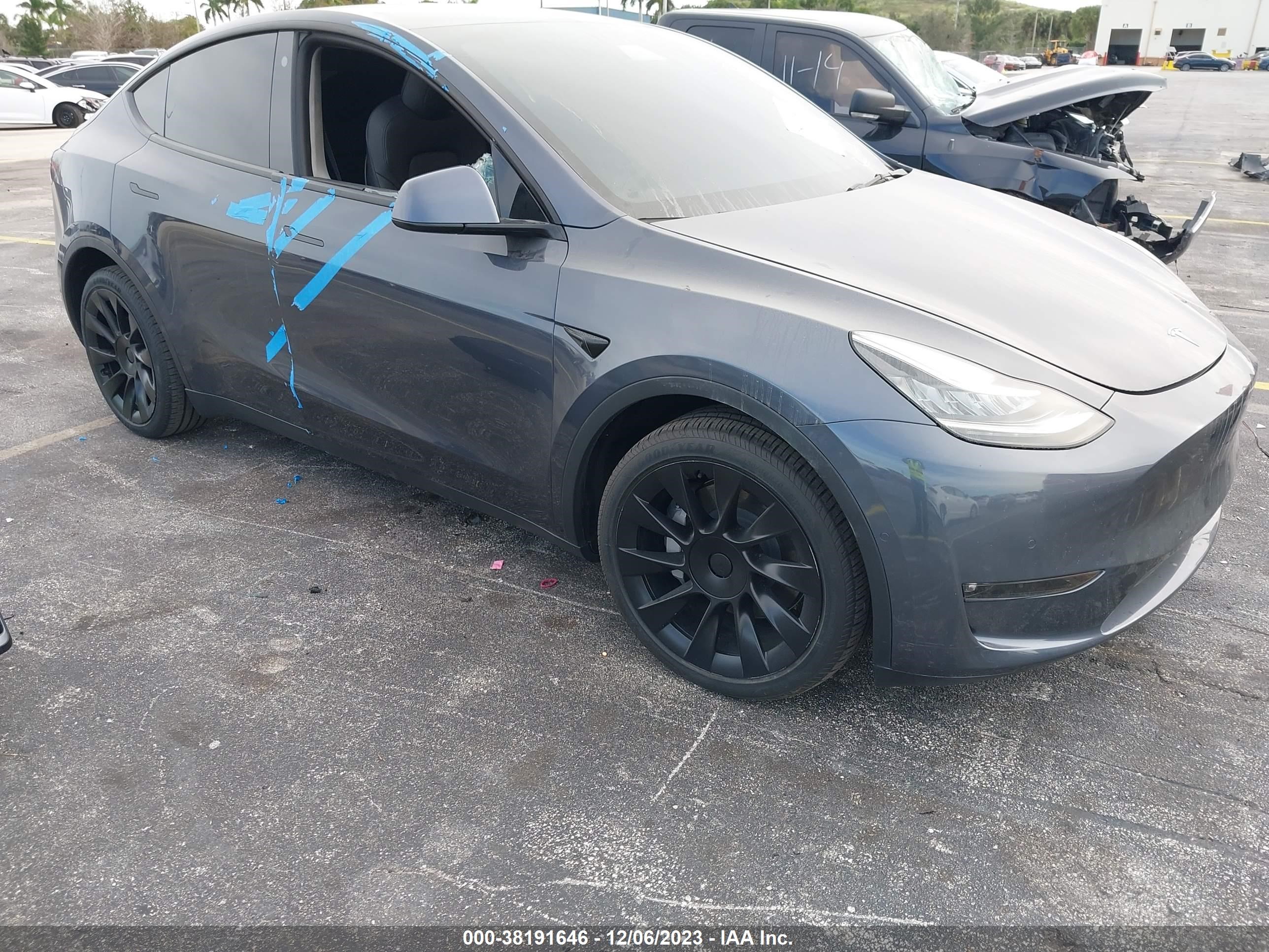 TESLA MODEL Y 2021 5yjygdee5mf304958