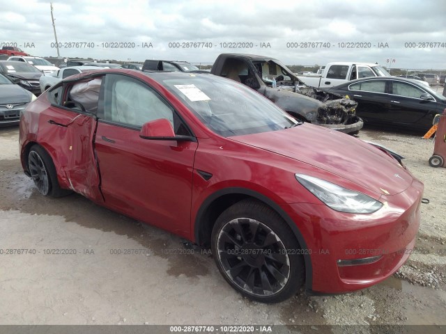 TESLA MODEL Y 2020 5yjygdee6lf034718