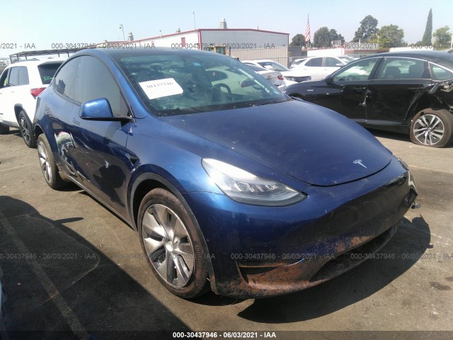 TESLA MODEL Y 2021 5yjygdee6mf075349