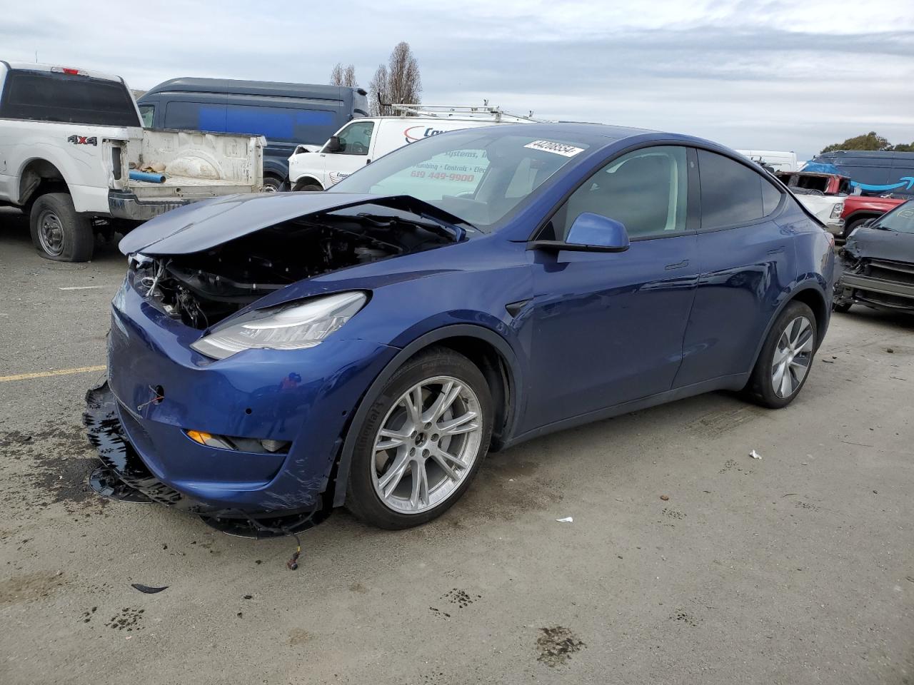 TESLA MODEL Y 2021 5yjygdee6mf089509