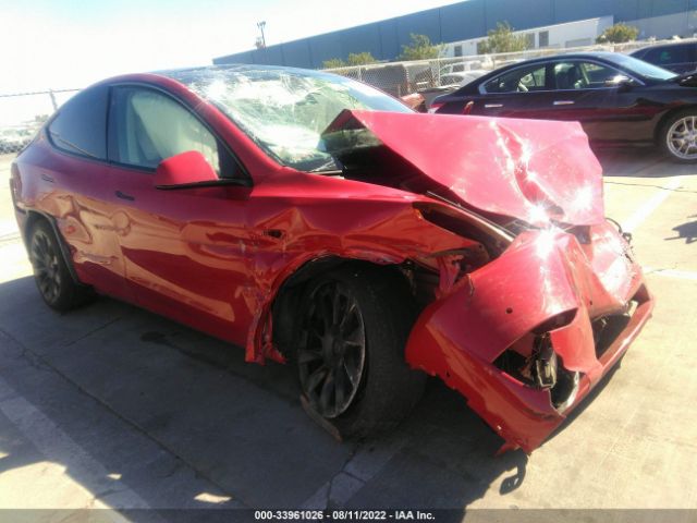 TESLA MODEL Y 2021 5yjygdee6mf140071