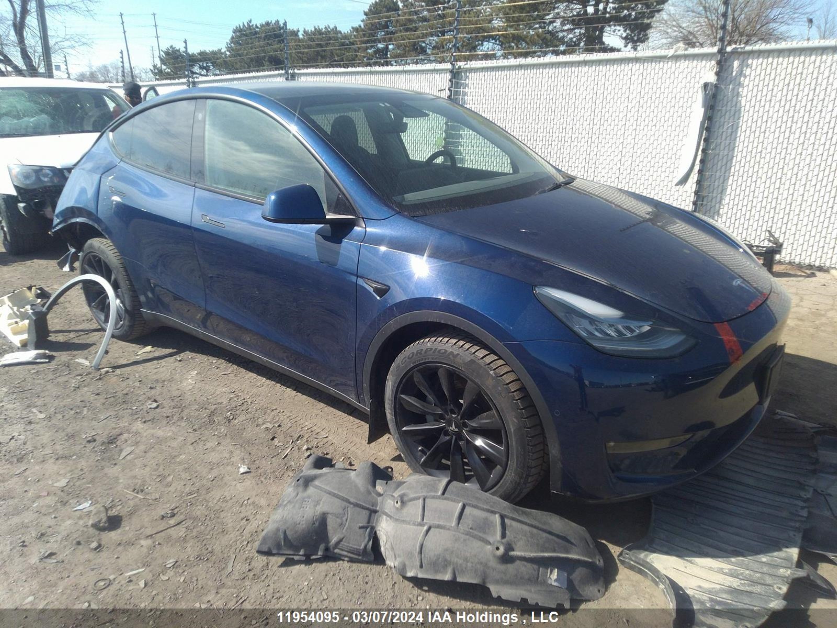 TESLA MODEL Y 2021 5yjygdee6mf206988