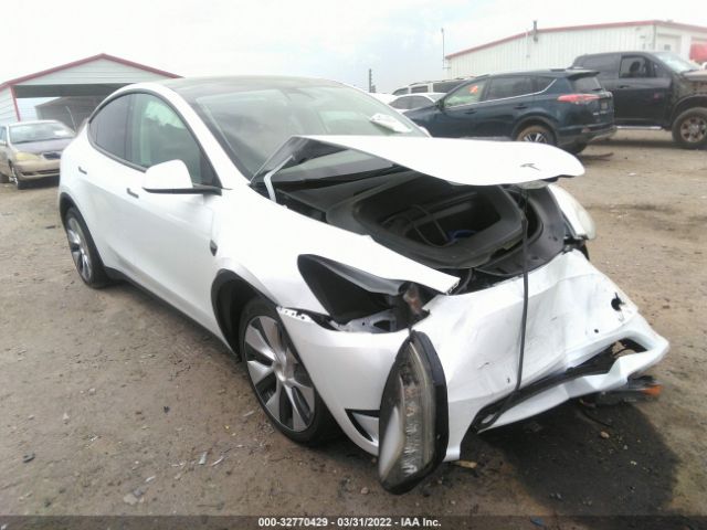 TESLA MODEL Y 2021 5yjygdee6mf232216